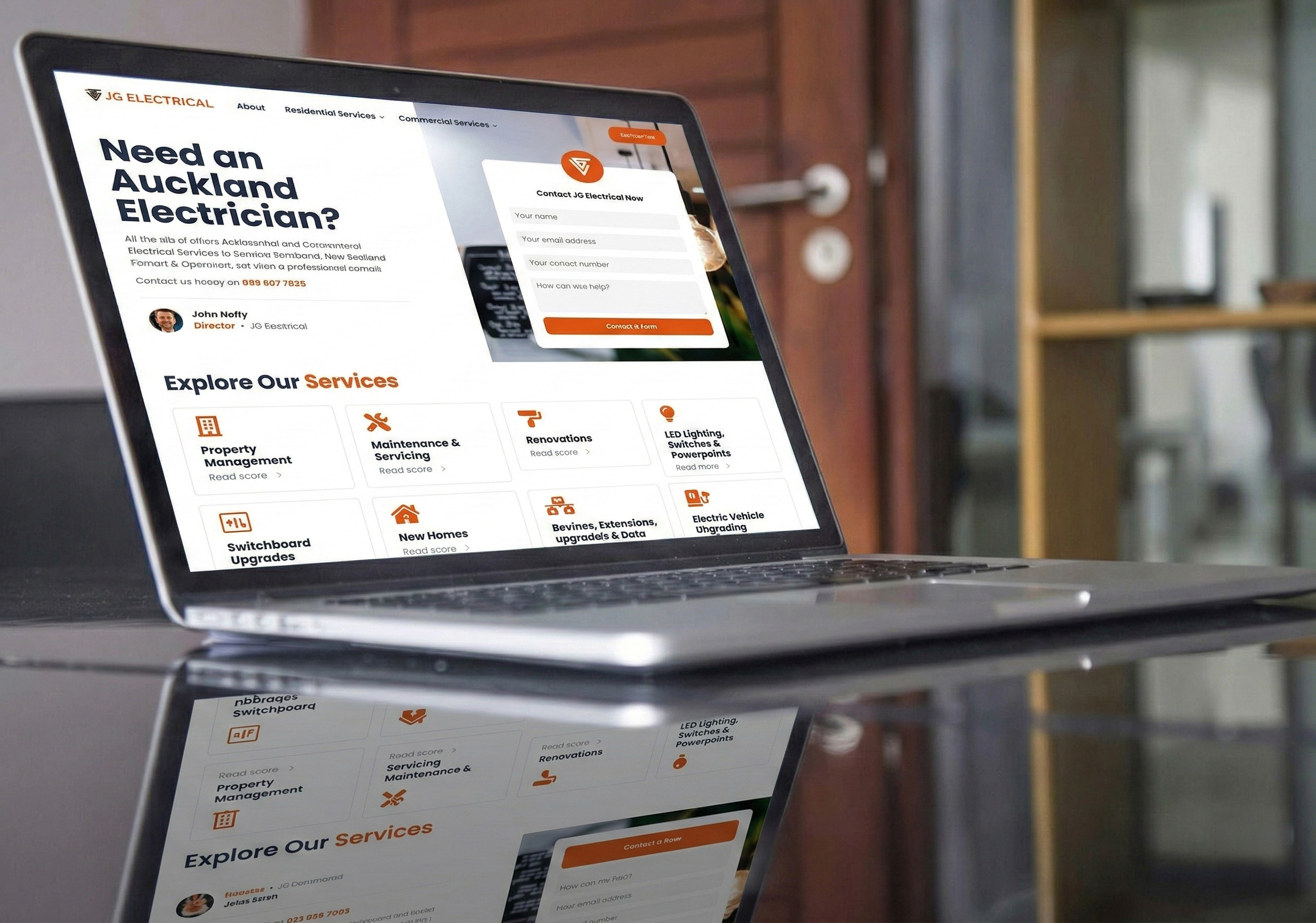 Connect with your customers. With a One Page Website.